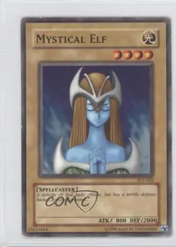 Mystical Elf Unlimited YuGiOh Starter Deck Yugi Evolution #SYE-002 2004 READ - Image 1