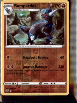 Pokemon Rampardos 077/189 Astral Radiance Reverse Holo - Image 1