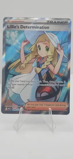 Pokemon TCG Lillie's Determination 169/132 Ultra Rare Full Art Holo - Image 1