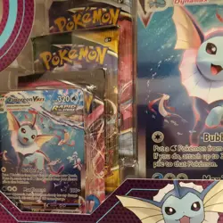 Pokemon TCG Vaporeon VMAX Premium Collection Box New Factory Sealed RARE 820650101618 - Image 3