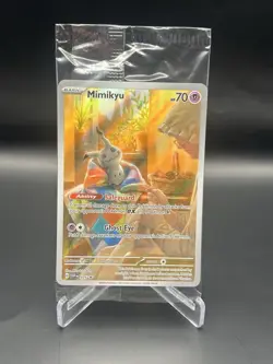 Pokemon TCG Scarlet & Violet Paldean Fates ETB Mimikyu SVP075 Brand New/Sealed - Image 1