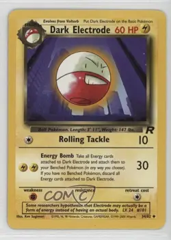 Dark Electrode Pokemon Team Rocket #34 2000 - Image 1