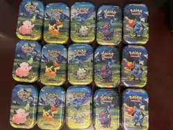 NEW Pokemon Ascended Heroes Mini Tins - 3 Complete ART SET - Lot of 15 SEALED - Image 1
