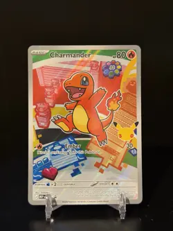 Charmander MEP 038 Pokemon First Partner Illustration Black Star Promo - Image 1