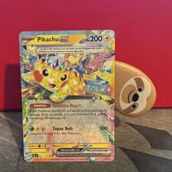 Pokemon Pikachu ex 057/191 SV08: Surging Sparks Tera Holo Basic 200 HP - Image 1