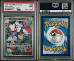 2023 POKEMON PAL EN MAUSHOLD ILLUSTRATION RARE #226 MINT PSA 7 - Image 2