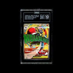 2025 Pokemon Mega Dream Japanese 228/193 Mega Lucario MA TAG 10 Pristine (992) - Image 1