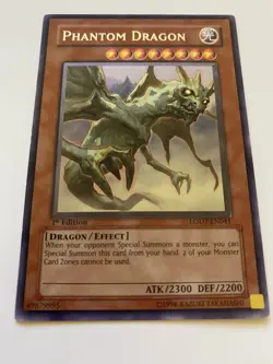 Yugioh! Phantom Dragon LODT-EN041 Ultimate Rare 1st Edition NM - Image 1