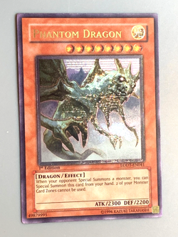 yugioh Phantom Dragon LODT-EN041 Ultimate Rare 1st Ed near mint - Image 3