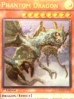 yugioh Phantom Dragon LODT-EN041 Ultimate Rare 1st Ed near mint - Image 4