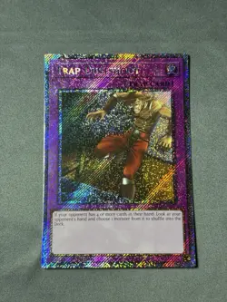 Yu-Gi-Oh! TCG Trap Dustshoot Platinum Secret Rare RA05-EN077 - Image 1