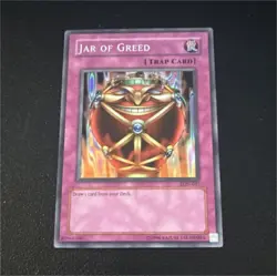Konami Jar of Greed LON-047 Labyrinth Trap Super Rare Unlimited English - Image 1