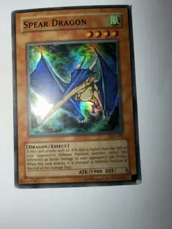 Yu-Gi-Oh Spear Dragon LOD-035 Super Rare Unlimited Edition - Image 1