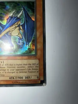 Yu-Gi-Oh Spear Dragon LOD-035 Super Rare Unlimited Edition - Image 3