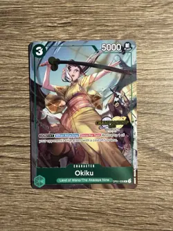 Okiku OP01-035 2023 Celebration Pack Promo One Piece TCG Near Mint - Image 1
