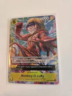 One Piece Monkey D. Luffy OP07-109 Illustration Box Vol. 3 Promo Holo - Image 1