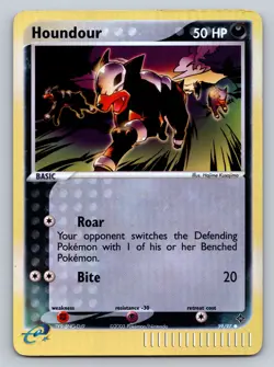Houndour 59/97 EX Dragon Reverse Holo Vintage LP - Image 1