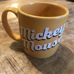 Disney Coffee Mug Cup Mickey Mouse Shading His Eyes Dimensional 3D SUPER RARE - Image 4