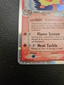 Pokemon Flareon Ex 108/113 Ex Specie Delta Ultra Rare Holo ITA Nintendo Cards - Image 2