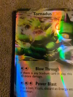 Tornadus EX Pokemon card (90/108) from the Black & White: Dark - Image 2