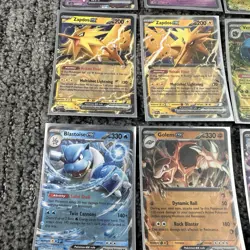 Pokemon 151 Card EX Lot (11) Charizard Blastoise Venusaur Zapdos Alakazam ENG - Image 3