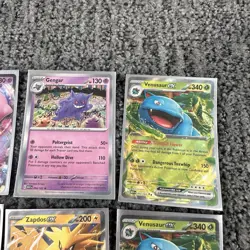 Pokemon 151 Card EX Lot (11) Charizard Blastoise Venusaur Zapdos Alakazam ENG - Image 5