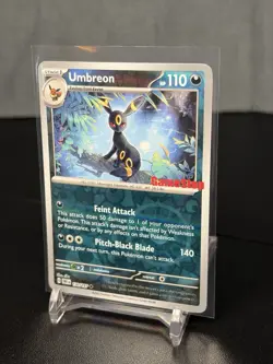 Umbreon 130/197 Reverse Holo GameStop Stamped Promo 2023 Pokemon Card NM - Image 3