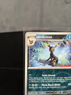 Umbreon 130/197 Reverse Holo GameStop Stamped Promo 2023 Pokemon Card NM - Image 4