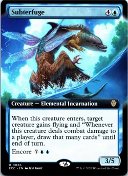 Subterfuge (26) (Extended Art) R Commander: Lorwyn Eclipsed NM - Image 1