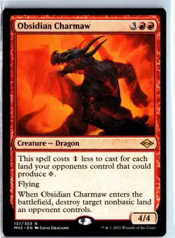 Obsidian Charmaw (137) - Normal - Modern Horizons 2 (MH2) - NM - Image 1