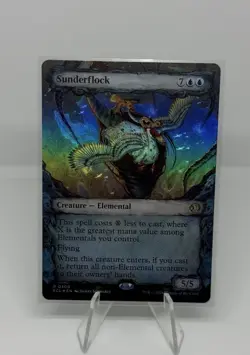 1x Sunderflock, Showcase Art Foil 0309, Magic the Gathering MTG NM - Image 1