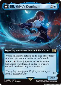 Jill, Shiva's Dominant (Extended Art) [FIN - 438] - NM [Foil] TCG MTG - Image 1