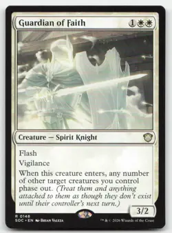 Guardian of Faith 148 SOC Commander: Secrets of Strixhaven Magic MTG NM - Image 1