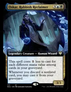 Oskar, Rubbish Reclaimer (Extended Art) - Commander: Streets of New Capenna NM - Image 1