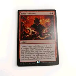Wizards of the Coast Tibalt's Trickery 153 Kaldheim Rare Red Instant Regular - Image 1