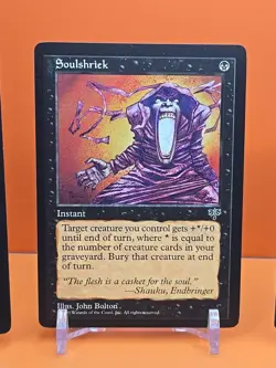 ⚫⚫⚫ (4) 1996 MAGIC THE GATHERING SOULSHRIEK MIRAGE UNPLAYED ⚫⚫⚫ - Image 3