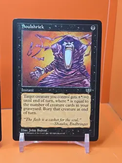 ⚫⚫⚫ (4) 1996 MAGIC THE GATHERING SOULSHRIEK MIRAGE UNPLAYED ⚫⚫⚫ - Image 5