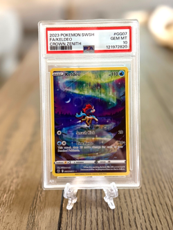 Pokemon Keldeo Crown Zenith Galarian Gallery Full Art #GG07 PSA 10 Gem Mint - Image 1