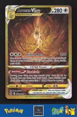 2023 Pokemon SWSH Crown Zenith GG70/GG70 Arceus Vstar - Image 1