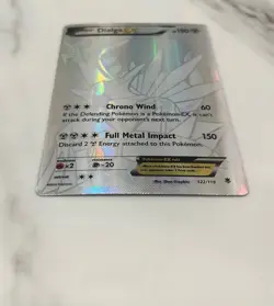 Pokemon Dialga EX Full Art Secret Rare Silver Card 122/119 Phantom Forces NM/LP - Image 3