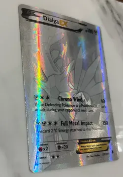 Pokemon Dialga EX Full Art Secret Rare Silver Card 122/119 Phantom Forces NM/LP - Image 4