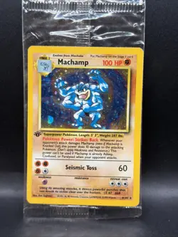 Pokemon TCG Machamp 8/102 1st Edition Deck Exclusives Holo Rare Back Sealed - Image 1