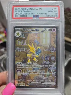 2023 Pokemon Mew EN Alakazam ex Special Illustration Rare - PSA 10 - Image 1