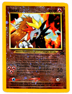 Entei # 34 Black Star Promo WOTC Reverse Holo RARE Pokemon Card - Image 1