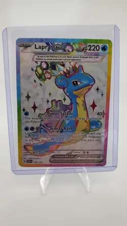 Lapras ex 158/142 - Full Art Ultra Rare - Stellar Crown - Pokemon TCG - Image 3