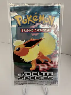 Pokemon EX Delta Species Sealed Booster Pack - Flareon Art 45496840549 - Image 1