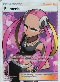 Plumeria 145/147 Ultra Rare Burning Shadows Pokemon Near Mint - Image 1