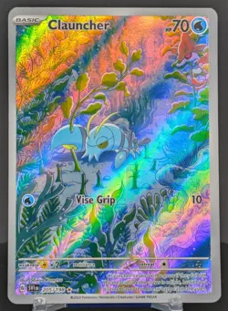 Pokemon Clauncher #205/198 English Scarlet & Violet Illustration Rare Full Art - Image 1