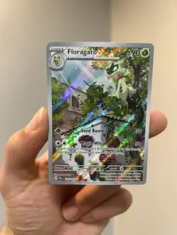 Pokemon TCG Floragato 197/193 Paldea Evolved Illustration Rare IR M/NM - Image 1