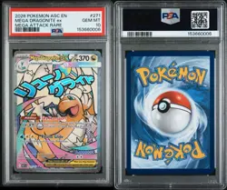 Pokemon Mega Dragonite ex PSA 10 Mega Attack Rare Holo Ascended Heroes 271/217 - Image 3